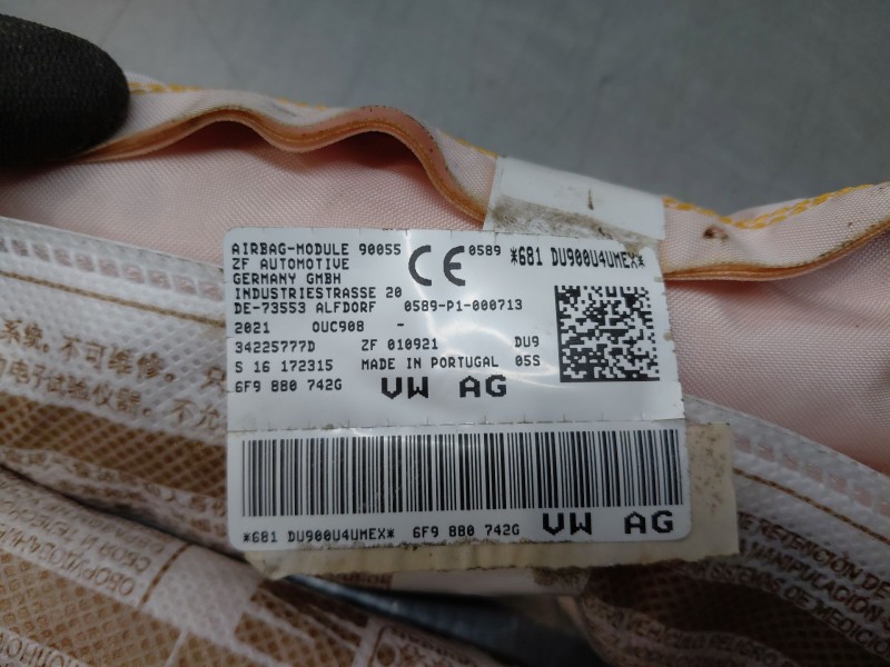 Recambio de airbag cortina delantero derecho para seat arona suv referencia OEM IAM   
