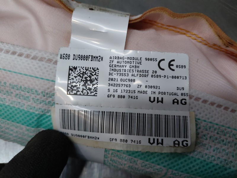 Recambio de airbag cortina delantero izquierdo para seat arona suv referencia OEM IAM   