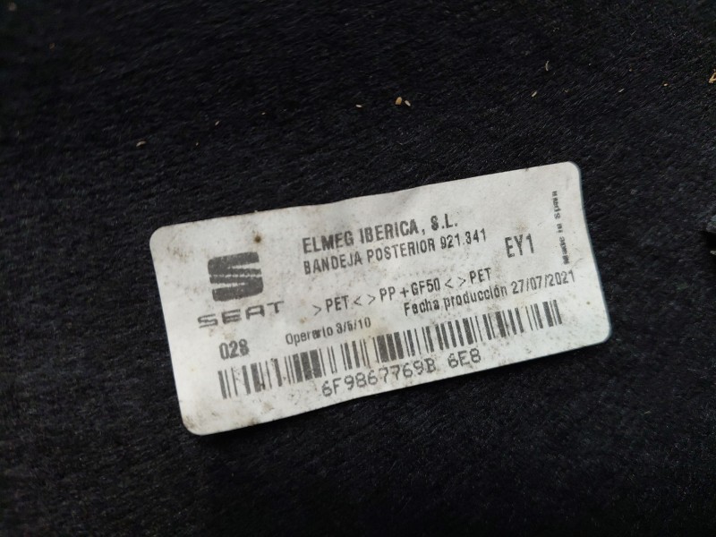 Recambio de bandeja trasera para seat arona suv referencia OEM IAM   