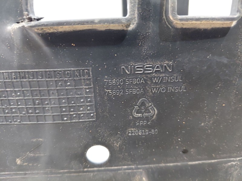 Recambio de cubrecarter para nissan micra v (k14) acenta referencia OEM IAM   