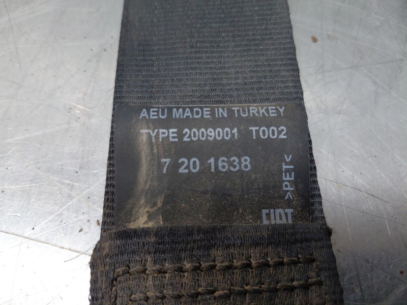 Recambio de cinturon seguridad trasero derecho para fiat doblo ii cargo (263) multijet referencia OEM IAM   