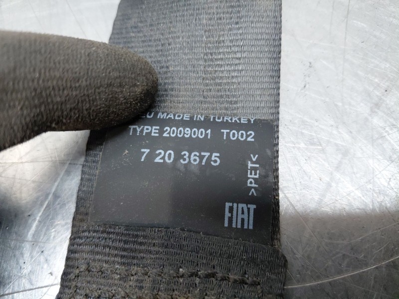 Recambio de cinturon seguridad trasero izquierdo para fiat doblo ii cargo (263) multijet referencia OEM IAM   