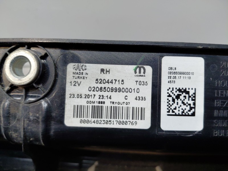 Recambio de piloto trasero derecho para fiat doblo ii cargo (263) multijet referencia OEM IAM   