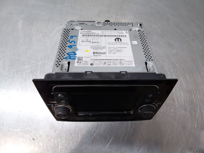 Recambio de sistema audio / radio cd para fiat doblo ii cargo (263) multijet referencia OEM IAM   