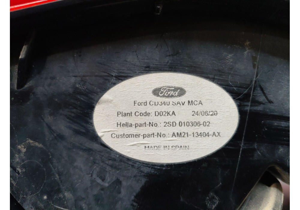 Recambio de piloto trasero derecho para ford s-max (wa6) 2.0 tdci referencia OEM IAM   