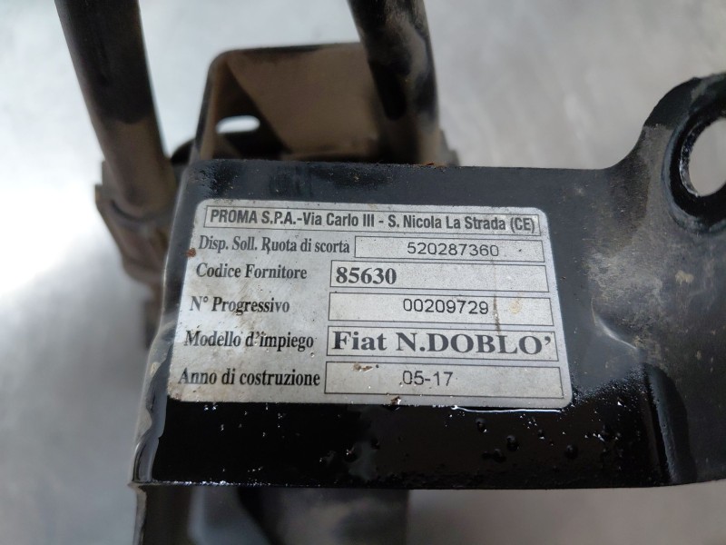 Recambio de soporte rueda repuesto para fiat doblo ii cargo (263) multijet referencia OEM IAM   