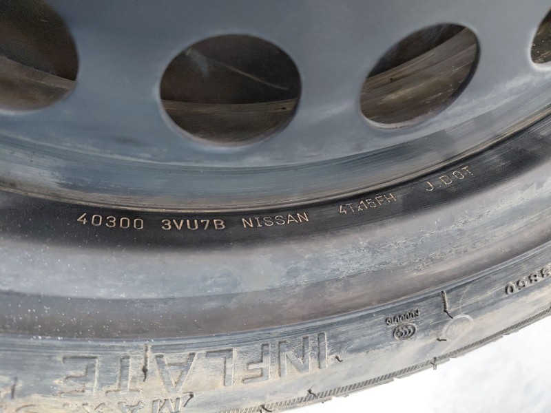 Recambio de neumatico repuesto para nissan micra v (k14) acenta referencia OEM IAM   