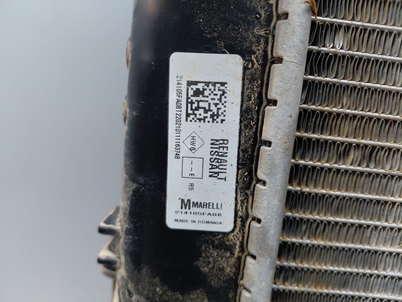 Recambio de radiador agua para nissan micra v (k14) acenta referencia OEM IAM   