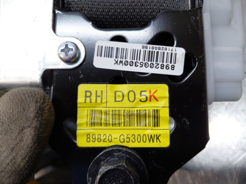 Recambio de cinturon seguridad trasero derecho para kia niro concept referencia OEM IAM   