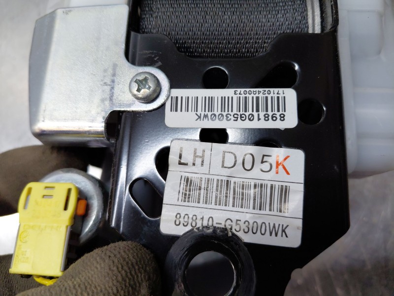 Recambio de cinturon seguridad trasero izquierdo para kia niro concept referencia OEM IAM   