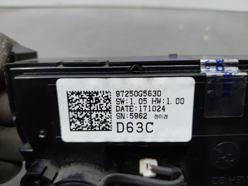 Recambio de mando climatizador para kia niro concept referencia OEM IAM   