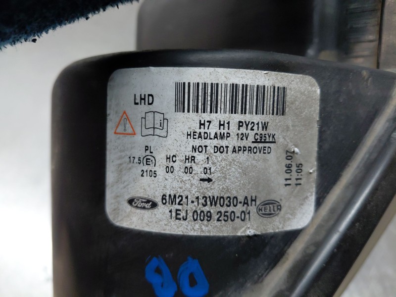 Recambio de faro izquierdo para ford s-max (wa6) 1.8 tdci referencia OEM IAM 1791506  