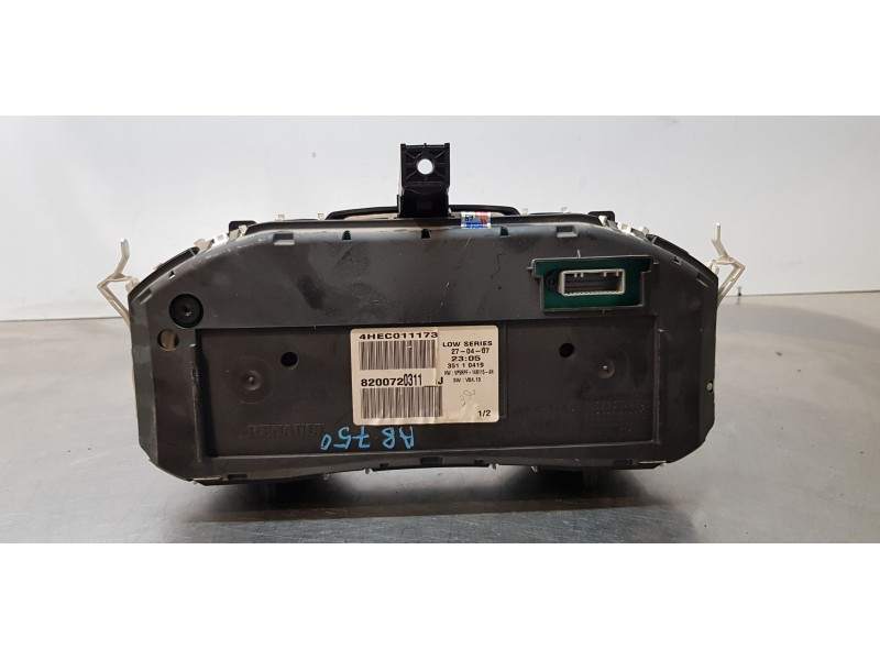 Recambio de cuadro instrumentos para renault megane ii berlina 3p gt referencia OEM IAM 8200720311J   Recambio de cuadro instrumentos para renault megane ii berlina 3p gt referencia OEM IAM 8200720311J