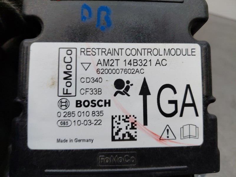 Recambio de centralita airbag para ford s-max (wa6) 2.0 tdci referencia OEM IAM   