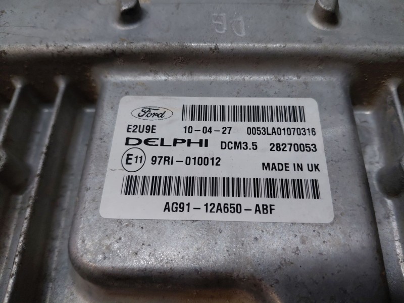 Recambio de centralita motor uce para ford s-max (wa6) 2.0 tdci referencia OEM IAM   