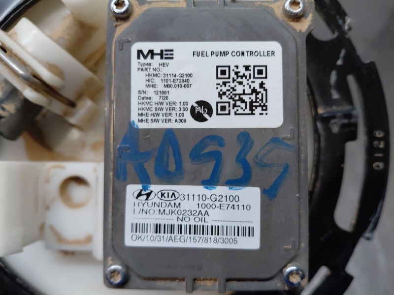 Recambio de aforador para kia niro concept referencia OEM IAM   