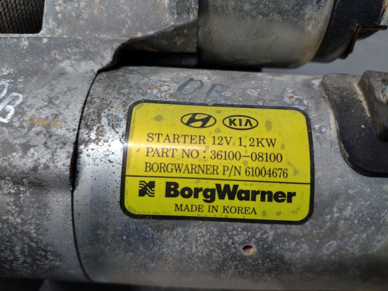 Recambio de motor arranque para hyundai i30 (pde, pd, pden) 1.5 referencia OEM IAM   