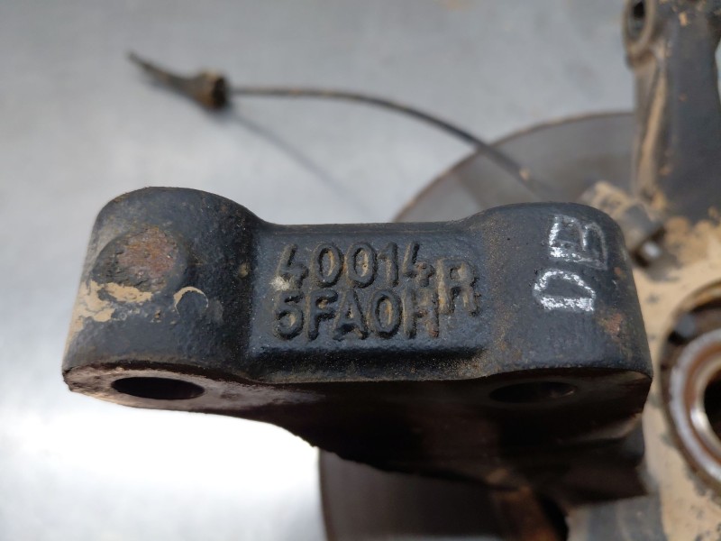 Recambio de mangueta delantera derecha para nissan micra v (k14) acenta referencia OEM IAM   