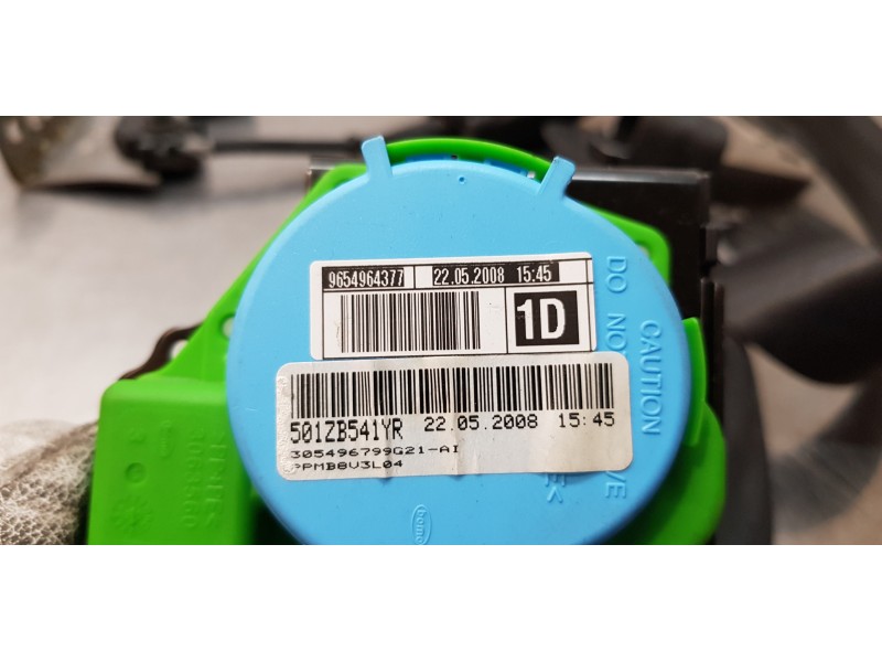 Recambio de cinturon seguridad delantero derecho para citroen c4 grand picasso exclusive referencia OEM IAM 9654964377  