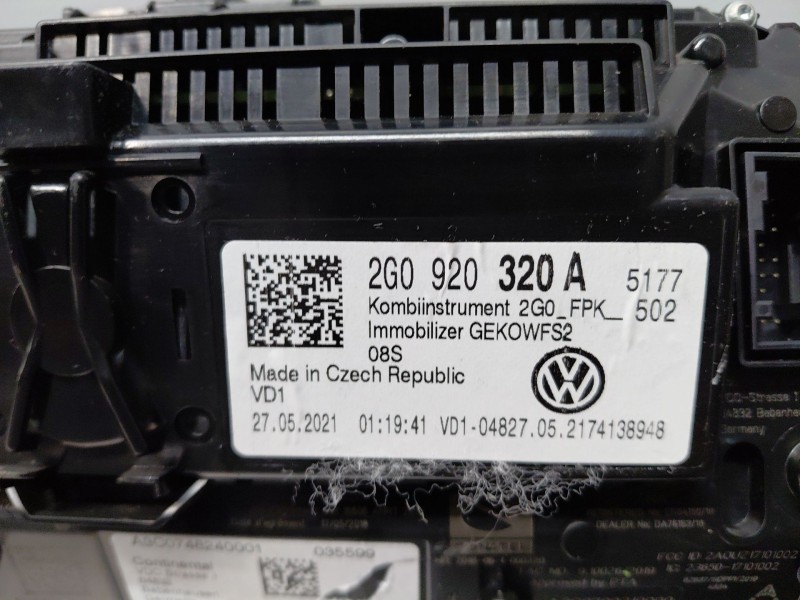 Recambio de cuadro instrumentos para volkswagen t-cross advance referencia OEM IAM   