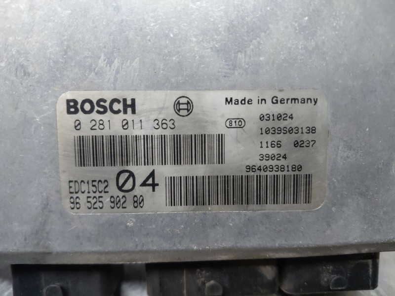 Recambio de centralita motor uce para peugeot 807 (eb_) 2.2 hdi referencia OEM IAM   