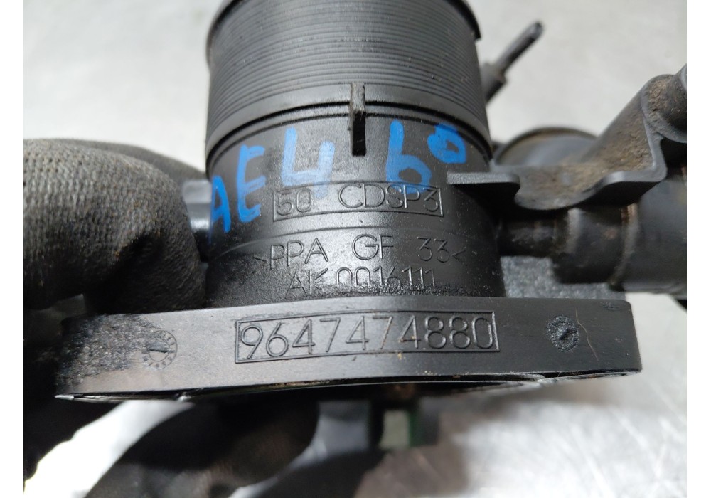 Recambio de caja mariposa para peugeot 407 (6d_) 2.0 hdi 135 (6drhrh, 6drhre, 6drhrg, 6drhrj) referencia OEM IAM   