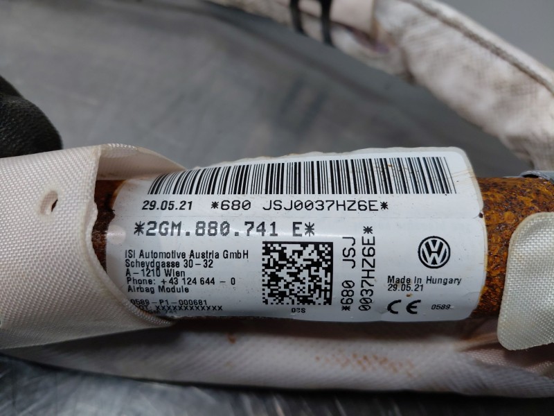 Recambio de airbag cortina delantero izquierdo para volkswagen t-cross advance referencia OEM IAM   