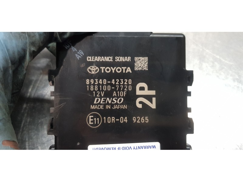 Recambio de modulo electronico para toyota rav4 hybrid 4x2 advance referencia OEM IAM 8934042320 1881007720 