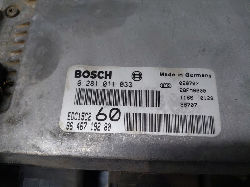 Recambio de centralita motor uce para peugeot 807 (eb_) 2.2 hdi referencia OEM IAM   