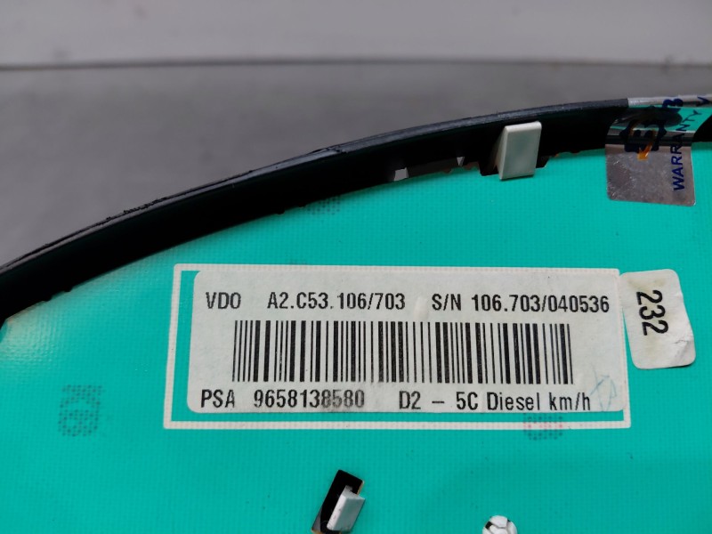 Recambio de cuadro instrumentos para peugeot 407 (6d_) 2.0 hdi 135 (6drhrh, 6drhre, 6drhrg, 6drhrj) referencia OEM IAM   