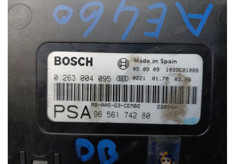 Recambio de modulo electronico para peugeot 407 (6d_) 2.0 hdi 135 (6drhrh, 6drhre, 6drhrg, 6drhrj) referencia OEM IAM   