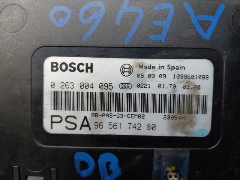 Recambio de modulo electronico para peugeot 407 (6d_) 2.0 hdi 135 (6drhrh, 6drhre, 6drhrg, 6drhrj) referencia OEM IAM   