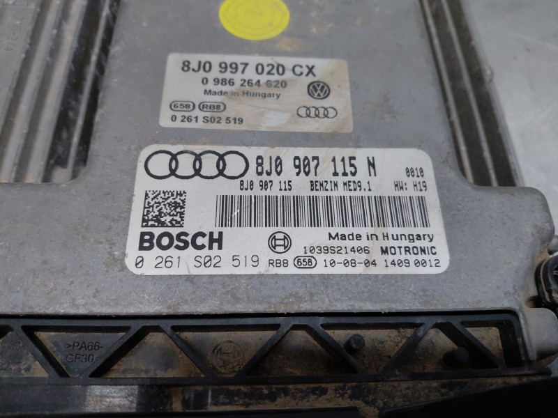 Recambio de centralita motor uce para audi tt (8j3/8j9) coupe referencia OEM IAM 8J0907115N  