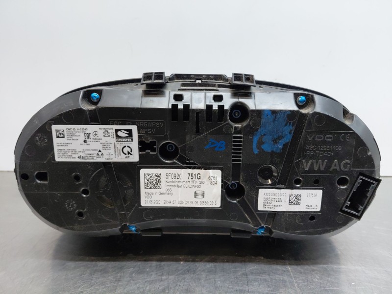 Recambio de cuadro instrumentos para seat ateca style go referencia OEM IAM 5F0920751G  