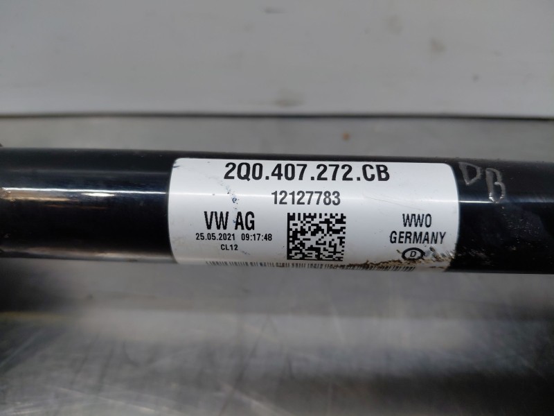 Recambio de transmision delantera derecha para volkswagen t-cross advance referencia OEM IAM 2Q0407272CB  