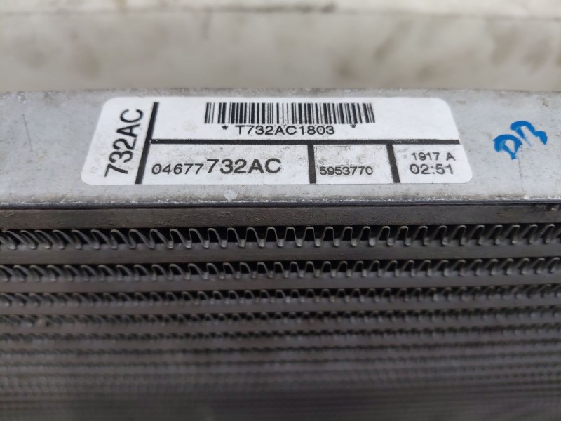 Recambio de intercooler para chrysler grand voyager v (rt) 2.8 crd referencia OEM IAM 04677732Ac  