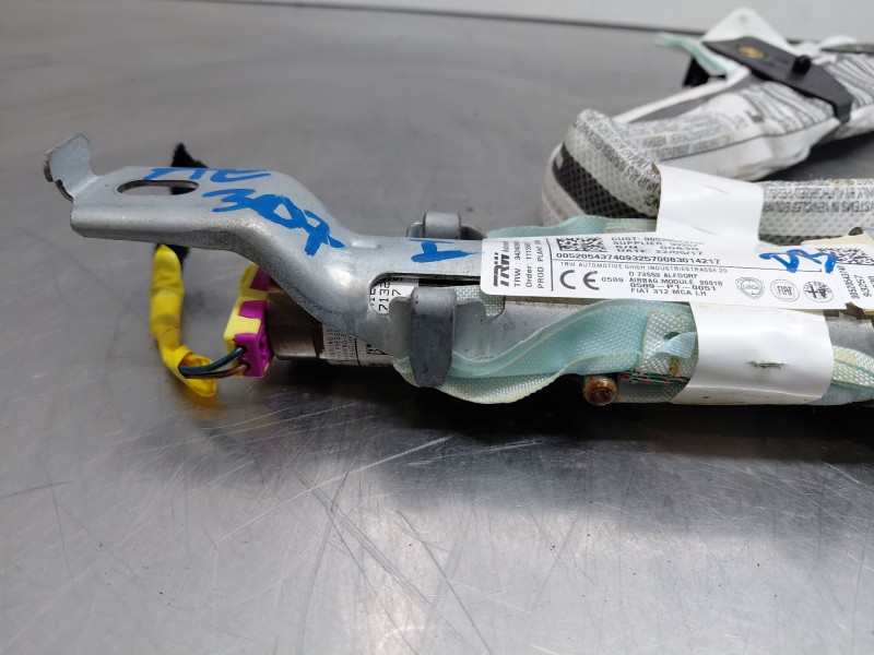 Recambio de airbag cortina delantero izquierdo para fiat 500 sport referencia OEM IAM   