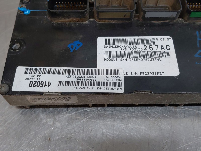 Recambio de centralita cambio automatico para chrysler grand voyager v (rt) 2.8 crd referencia OEM IAM P05150267AC P05150267AC 
