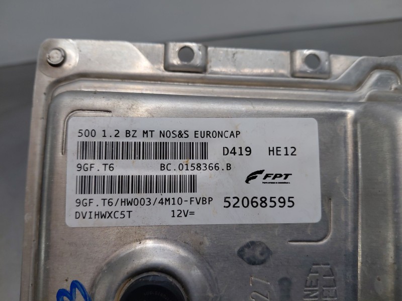 Recambio de centralita motor uce para fiat 500 sport referencia OEM IAM   