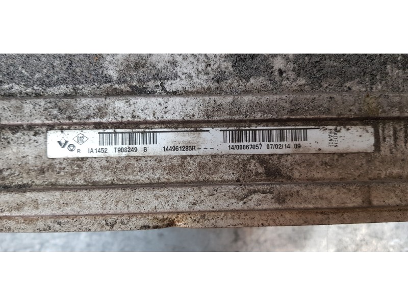 Recambio de intercooler para renault scenic iii limited referencia OEM IAM 144961285R   Recambio de intercooler para renault scenic iii limited referencia OEM IAM 144961285R