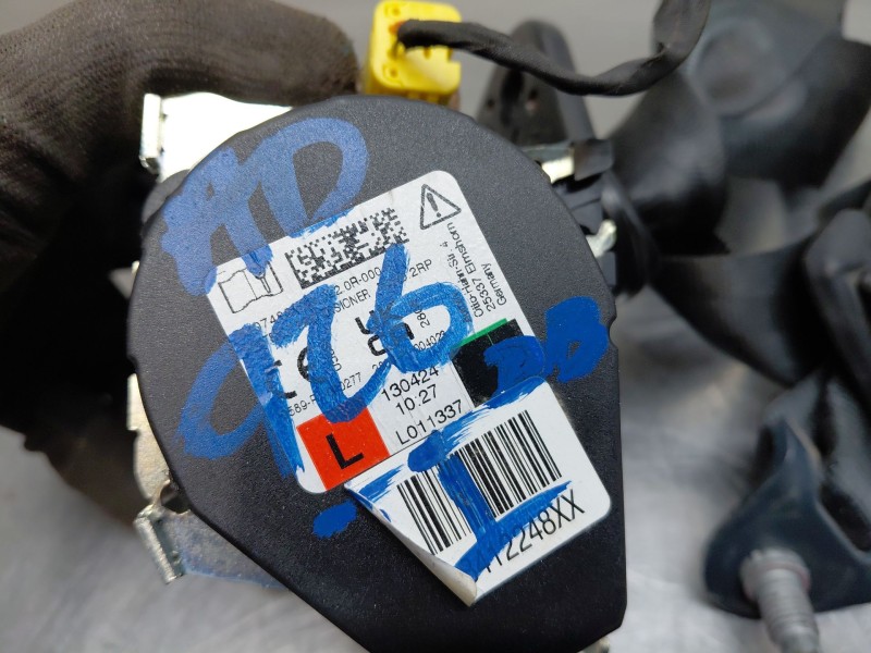 Recambio de cinturon seguridad trasero izquierdo para opel corsa f elegance referencia OEM IAM 98412248XX  