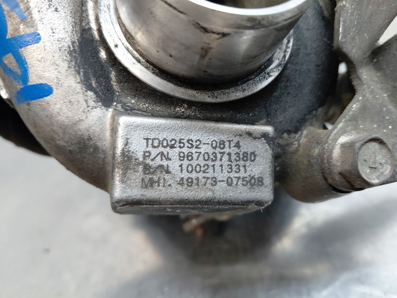 Recambio de turbocompresor para ford fiesta vi (cb1, ccn) 1.6 tdci referencia OEM IAM 9670371380  