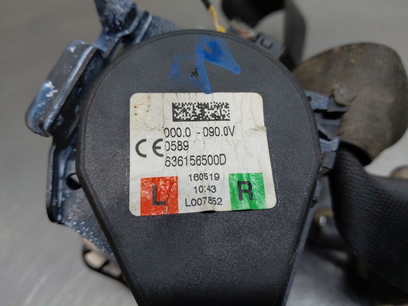 Recambio de cinturon seguridad trasero derecho para bmw serie 3 berlina (g20) sport referencia OEM IAM 72117496263  
