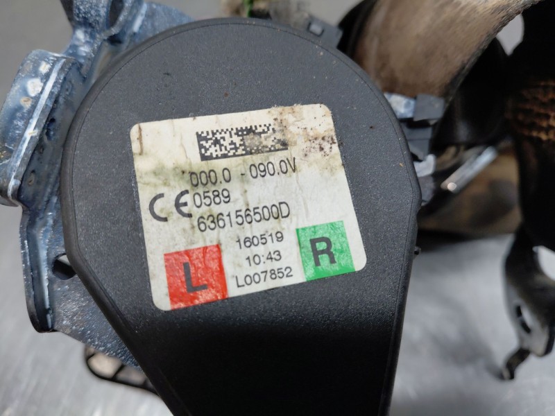 Recambio de cinturon seguridad trasero izquierdo para bmw serie 3 berlina (g20) sport referencia OEM IAM 72117496263  