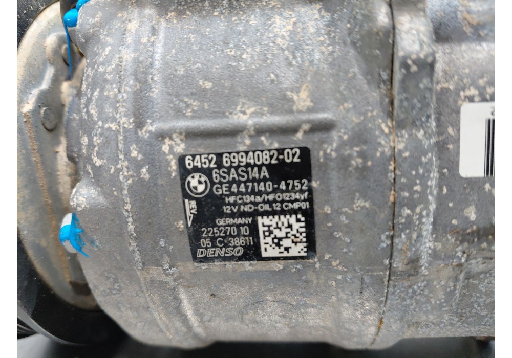 Recambio de compresor aire acondicionado para bmw serie 3 berlina (g20) sport referencia OEM IAM 64526994082 22527010 