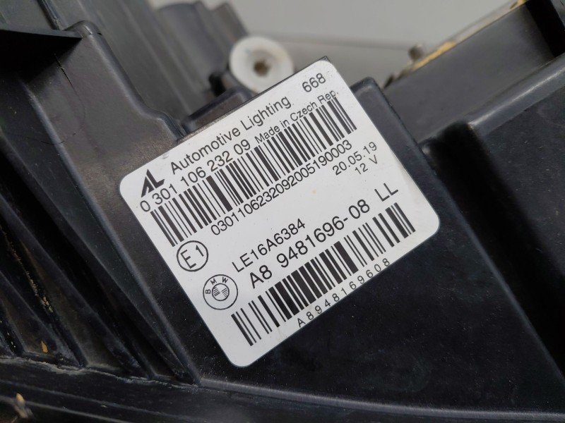 Recambio de faro derecho para bmw serie 3 berlina (g20) sport referencia OEM IAM 63118496150  