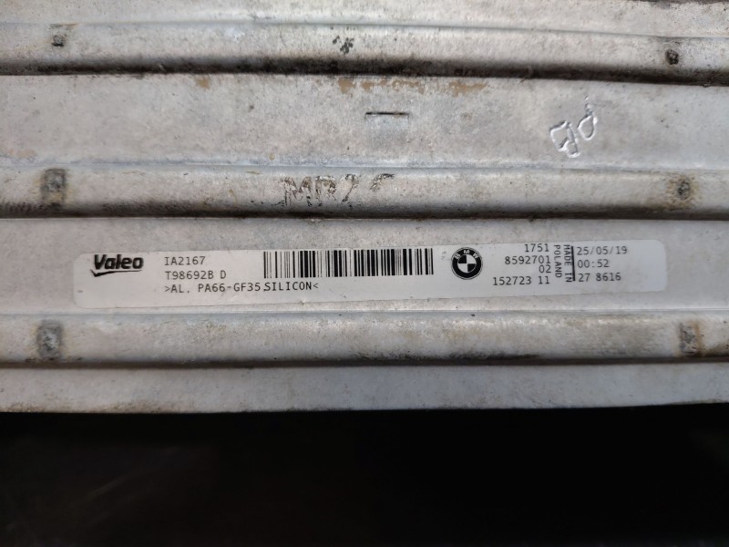 Recambio de intercooler para bmw serie 3 berlina (g20) sport referencia OEM IAM   