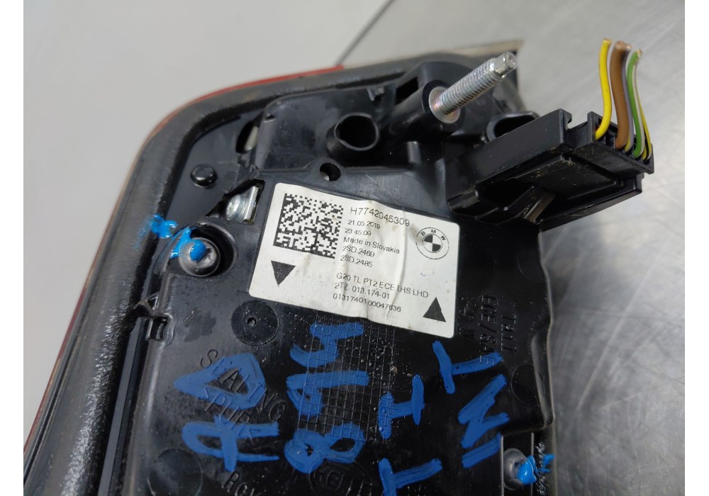 Recambio de piloto trasero izquierdo interior para bmw serie 3 berlina (g20) sport referencia OEM IAM   