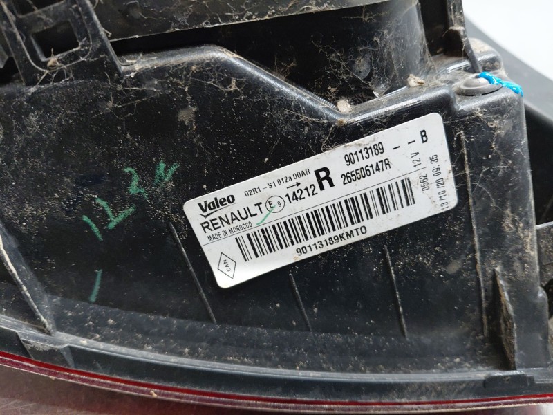 Recambio de piloto trasero derecho para dacia sandero essence referencia OEM IAM   