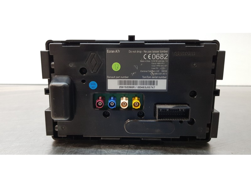 Recambio de pantalla multifuncion para renault scenic iii limited referencia OEM IAM 259153398R   Recambio de pantalla multifuncion para renault scenic iii limited referencia OEM IAM 259153398R